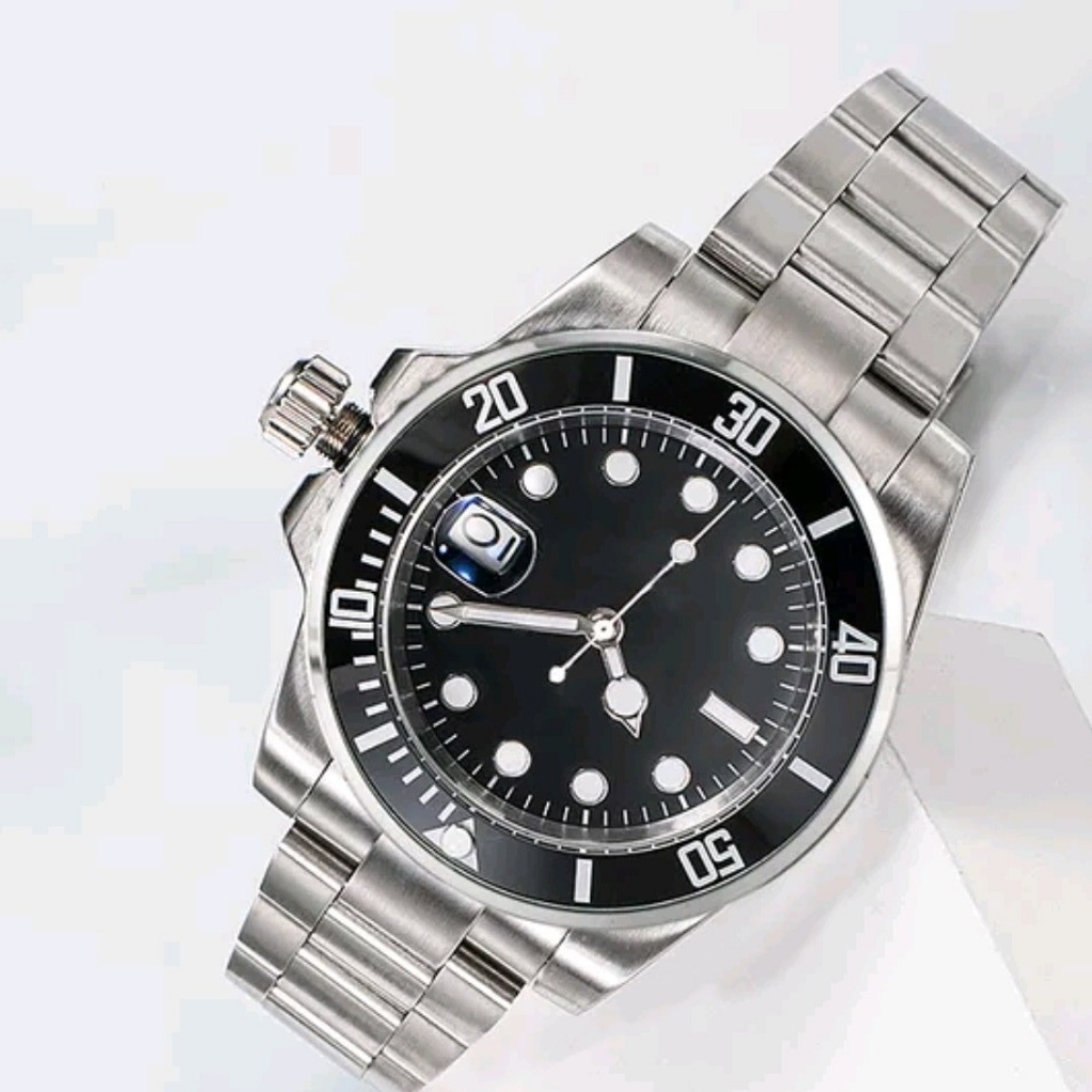 Stainless Steel Black Dial Watch Stainless Steel Black Dial Watch